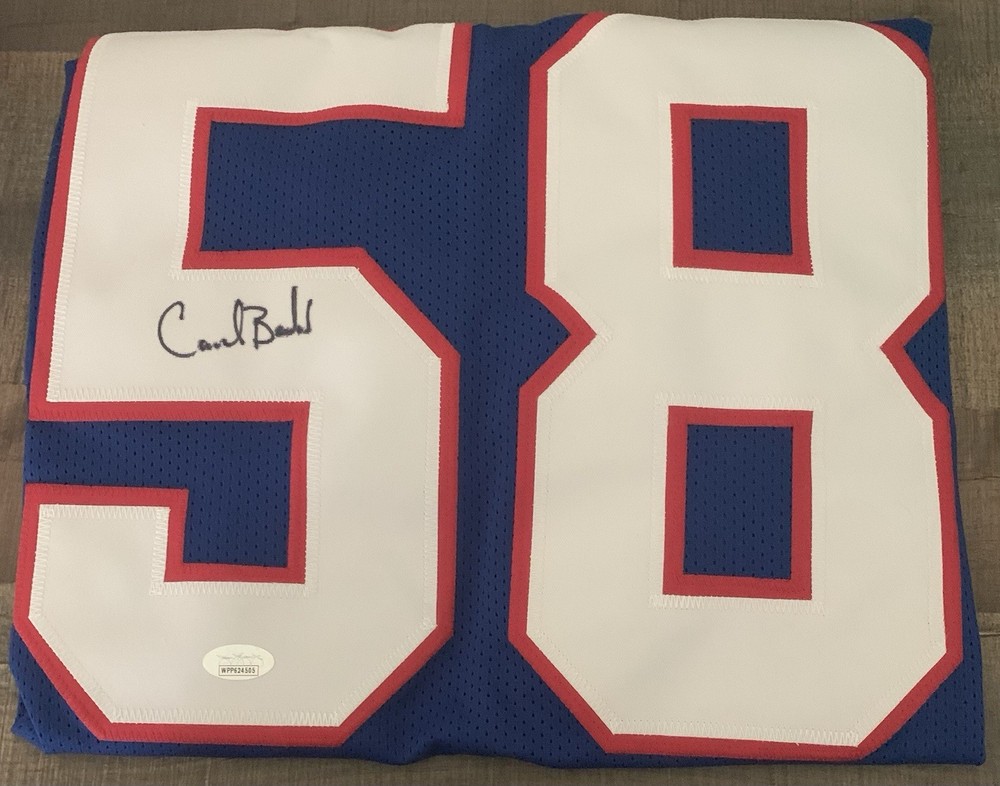 Carl Banks Autograph Jersey JSA Certified
