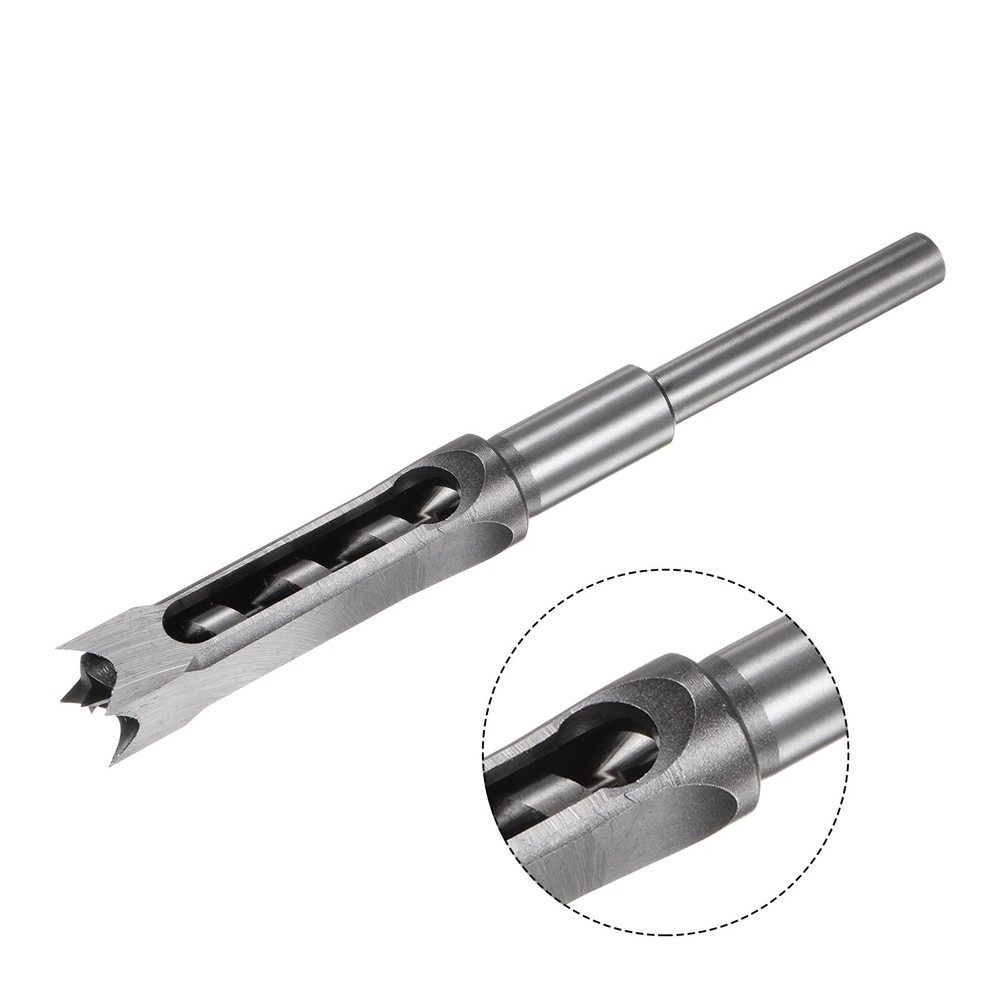3/4" Squared-hole Drill Bit for Woodworking Hollow Chisel