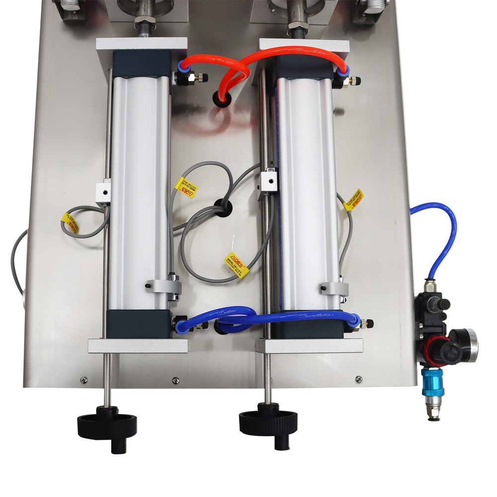 50-500ml Paste Liquid Filling Machine W/ Mixing,Heating Function 2Nozzle Filling