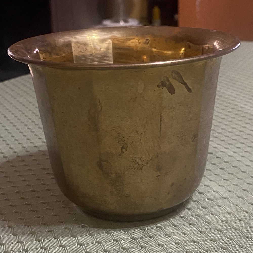 Brass Planter 3.75” H x 5” W