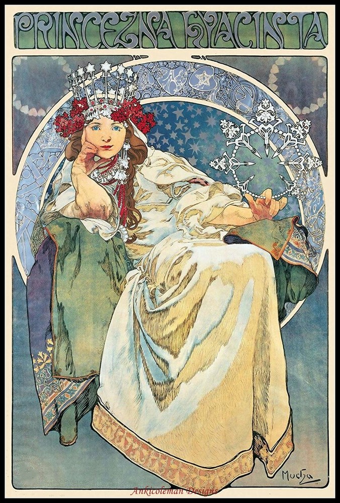 Princess Hyacinth - DIY Chart Counted Cross Stitch Pattern Needlework DMC Color