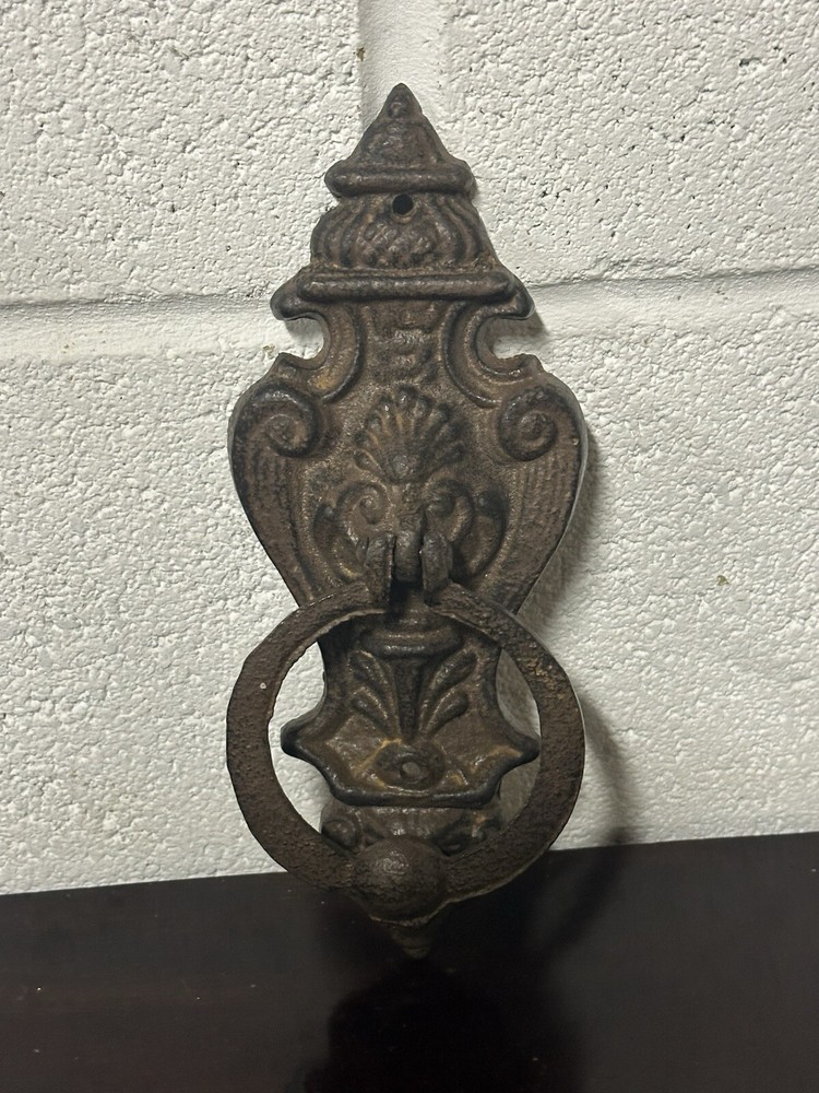 Large Antique Cast Iron Door Knocker
