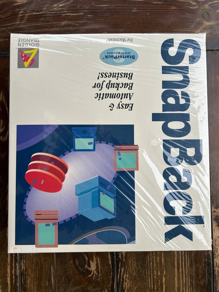 SnapBack strarter Pack. Server and 3 Users for Apple Macintosh. Vintage software