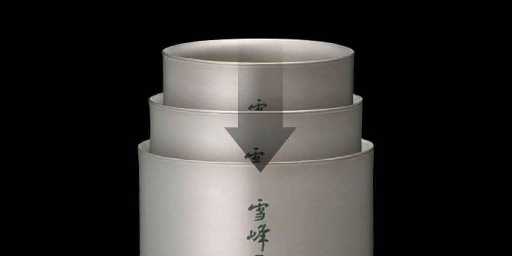 Snow peak H200 TW-124 Titanium Stacking Double Wall Mug Cup 200ml