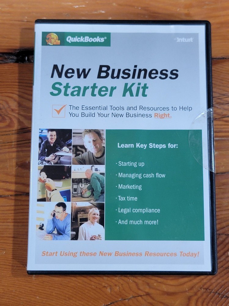 Intuit - QuickBooks - New Business Starter Kit Software - Tutorial - SEALED