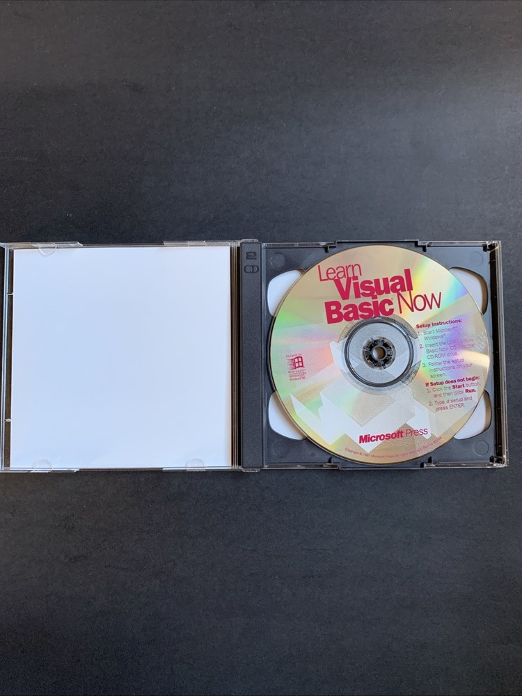 MICROSOFT VISUAL BASIC 5.0 LEARNING EDITION - w/CD KEY UNTESTED