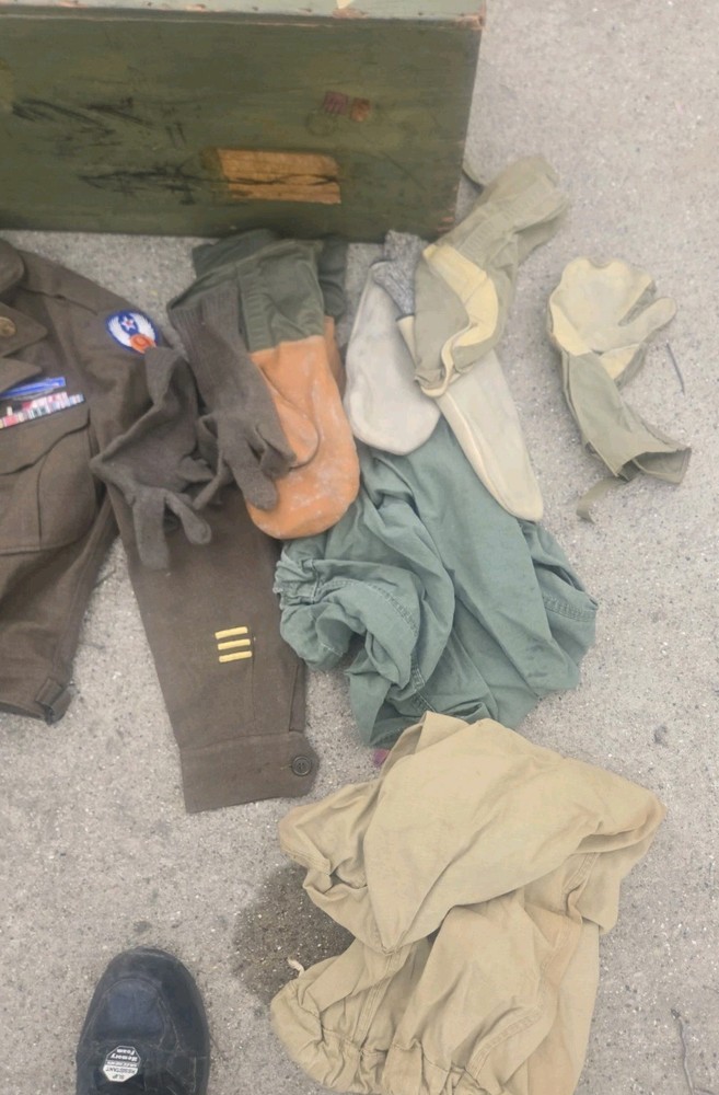 WWII 8th Infantry Division / 9th Air Force Transitional Af Uniform Grouping Idd