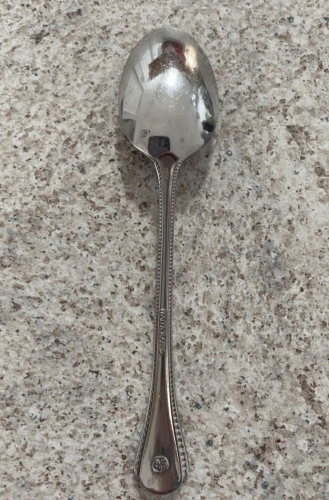 PFALTZGRAFF Pearl Stainless Beaded Table Spoon EUC