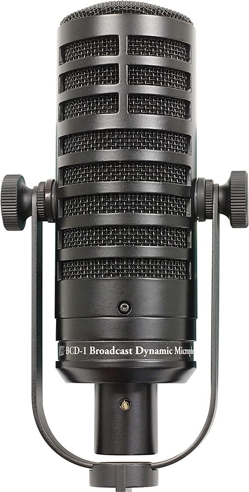 MXL BCD-1 Dynamic XLR Broadcast / Podcast Windscreen Microphone - Black