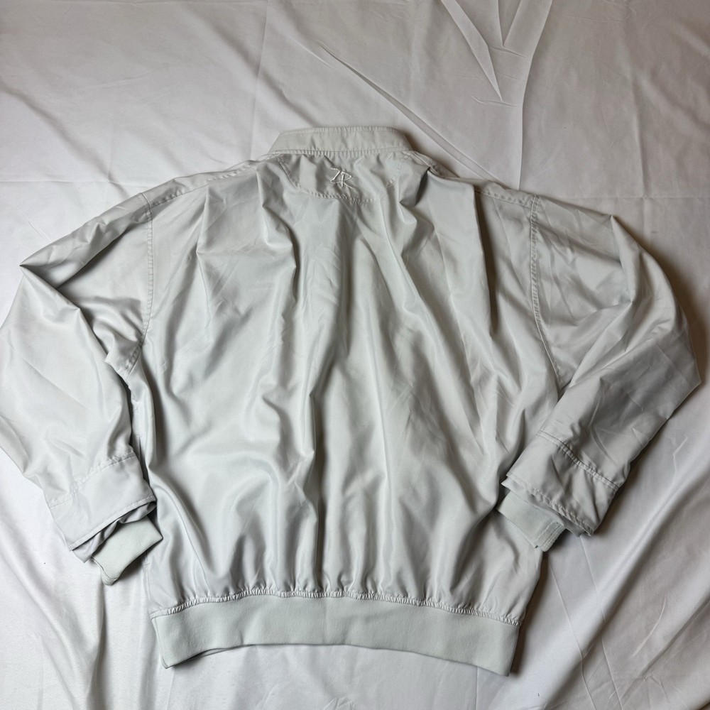 Zero Restriction Snap Pullover Golf Windbreaker Big Horn Light Gray Mens' Large