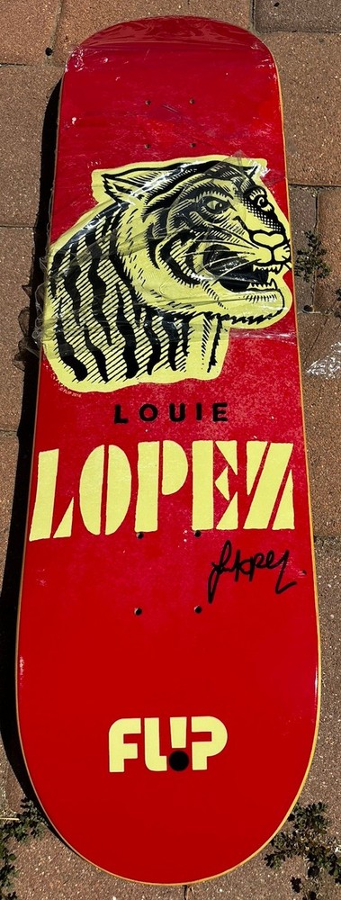 Louie Lopez Signed Skateboard Deck
