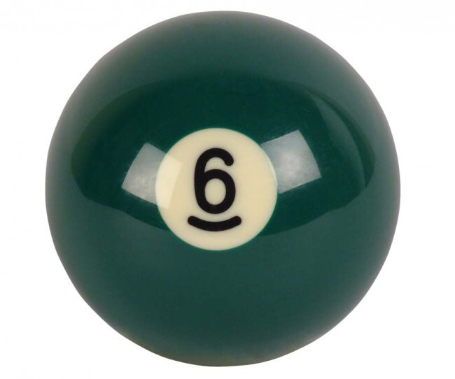 Individual Aramith Premier Replacement Pool Ball #6 - RBPR