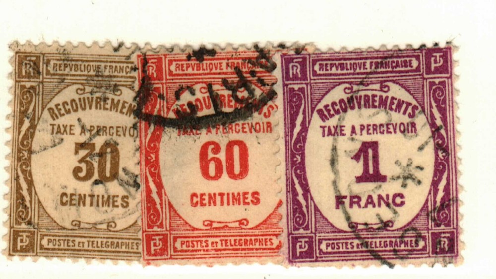 France #J60-2 used  Postage dues