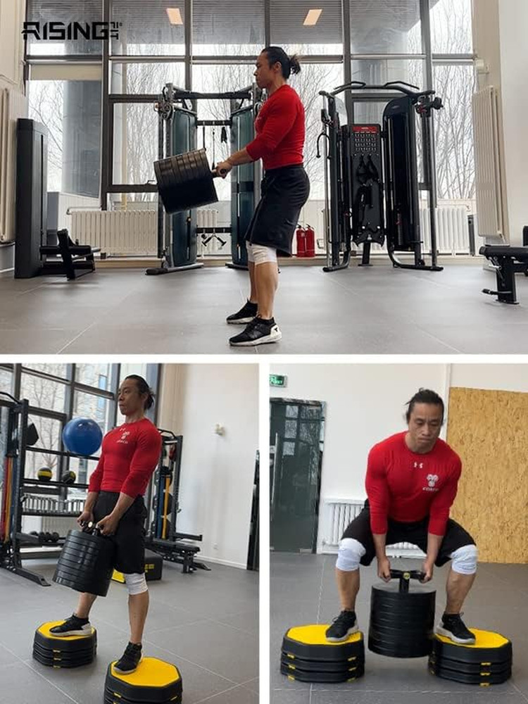 Adjustable Kettlebell Handle,Heavy Duty Kettlebell Handle for Plates,Loading Pin