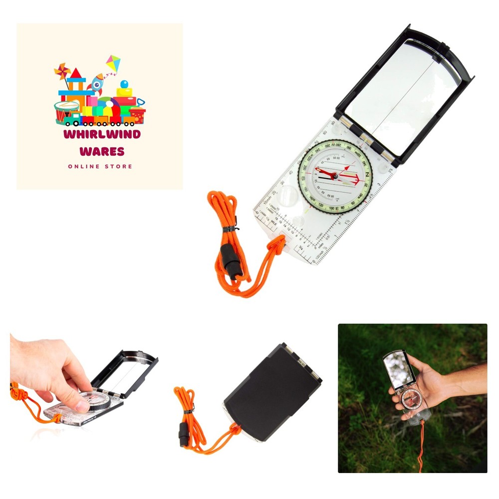 ProSight Sighting Map Compass with Adjustable Declination - Lightweight Orien...