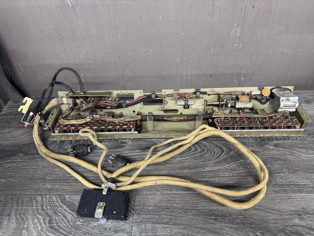 Seeburg Q100 Jukebox Keyboard Selection Assembly Clean