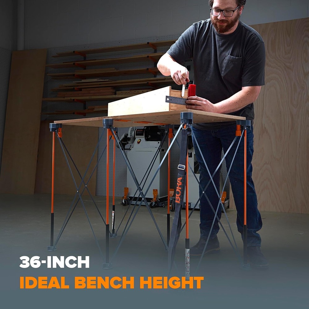 Centipede Folding Work Bench Table Garage Heavy Duty Collapsible Portable