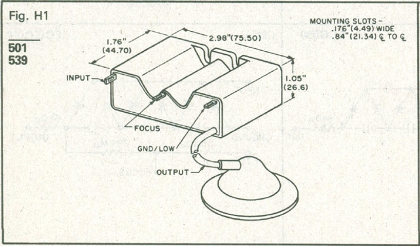 NTE539, 5 Step Tripler with Damper Diode and Focus Tap ~ 30KV @ 2mA