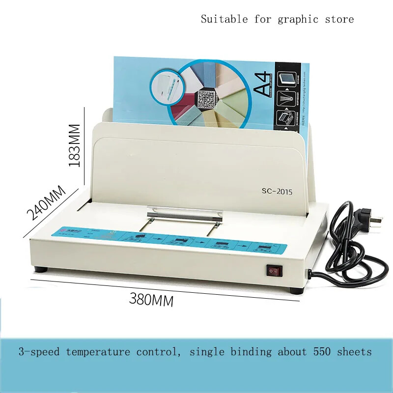 Melt Binding Machine Contract Tender Financial Certificate A4 Book Envelope 1