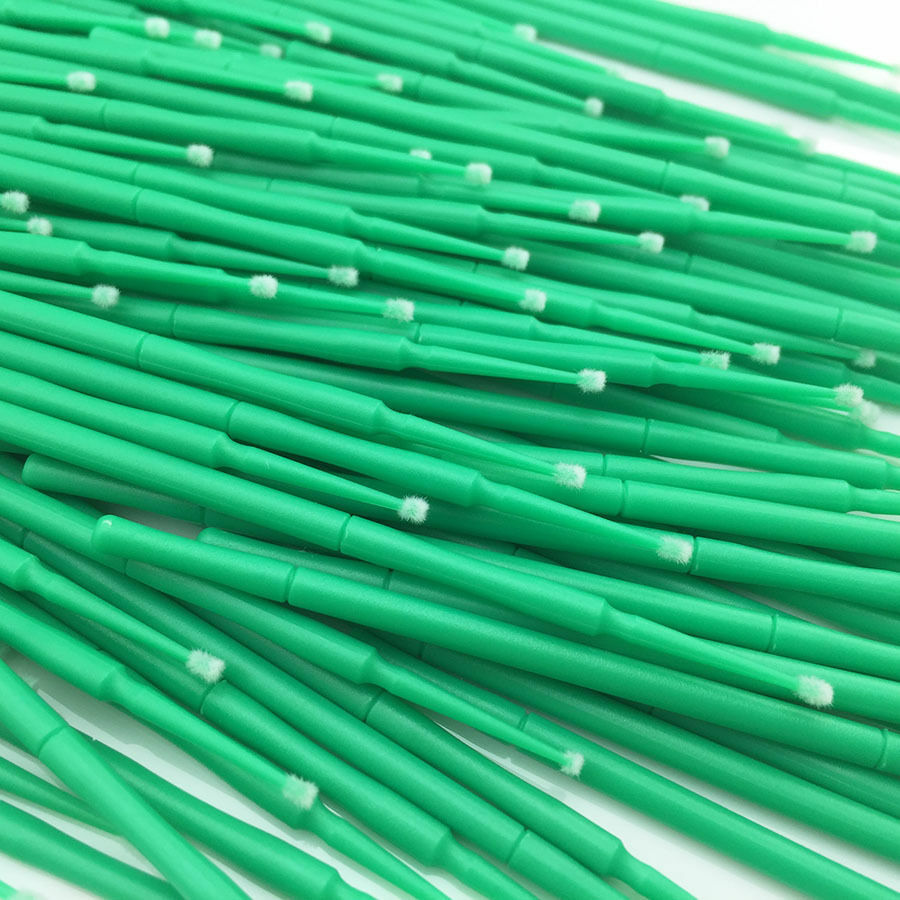 400 Pcs Dental Disposable Small Micro Applicators Micro Brushes Green 2.0mm