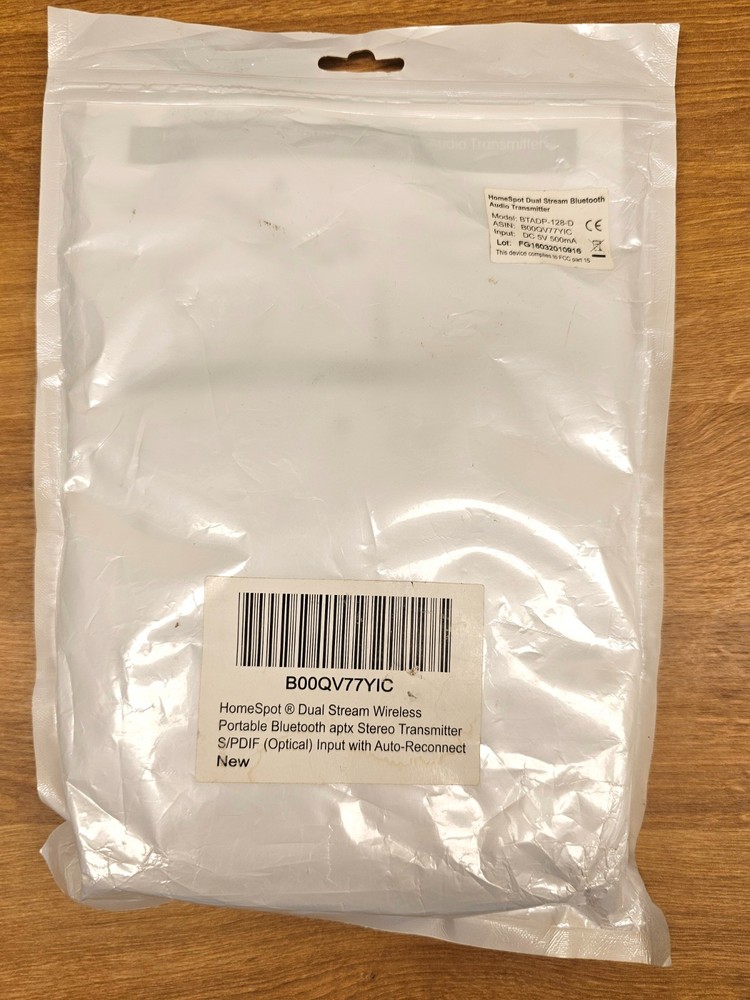 Homespot Bluetooth Audio Transmitter BTADP-128-D
