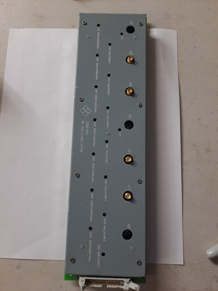 Rohde & Schwarz  RF Rectifier 2080.1001 (Untested)