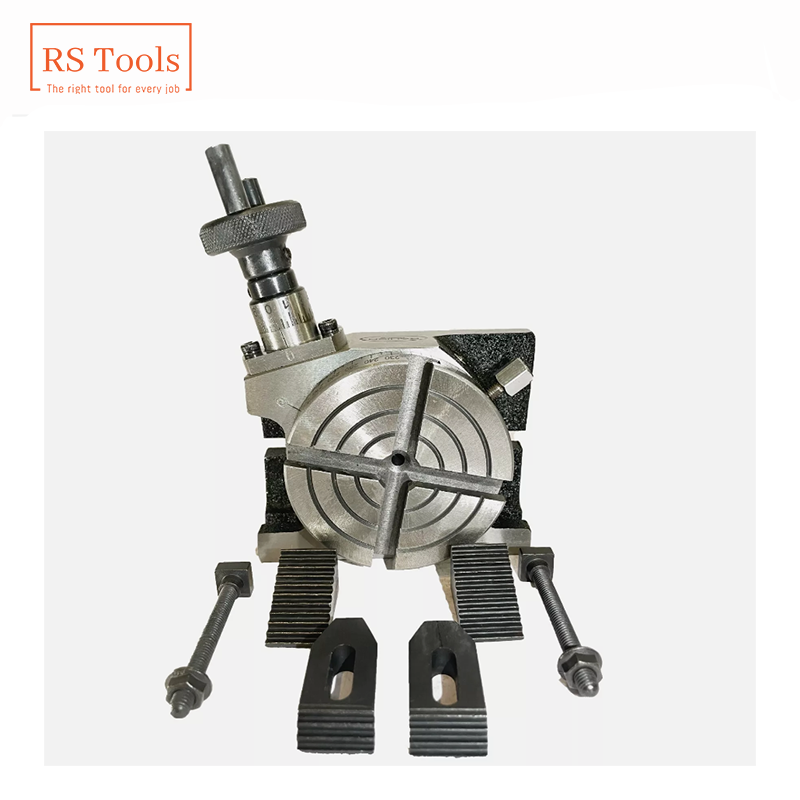 New Rotary Table 3"Inch 80mm Horizontal And Vertical + Chuck All Sets RSTOOLS