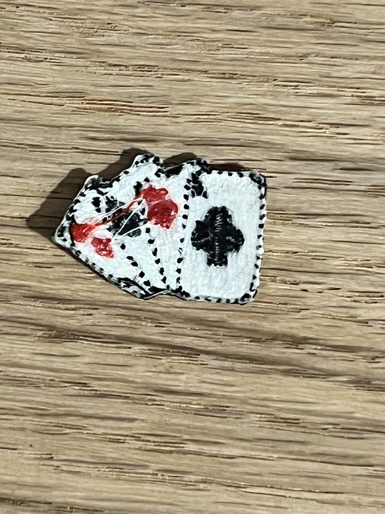 Aces Patch - small size - 1.25 inches x .75 inch