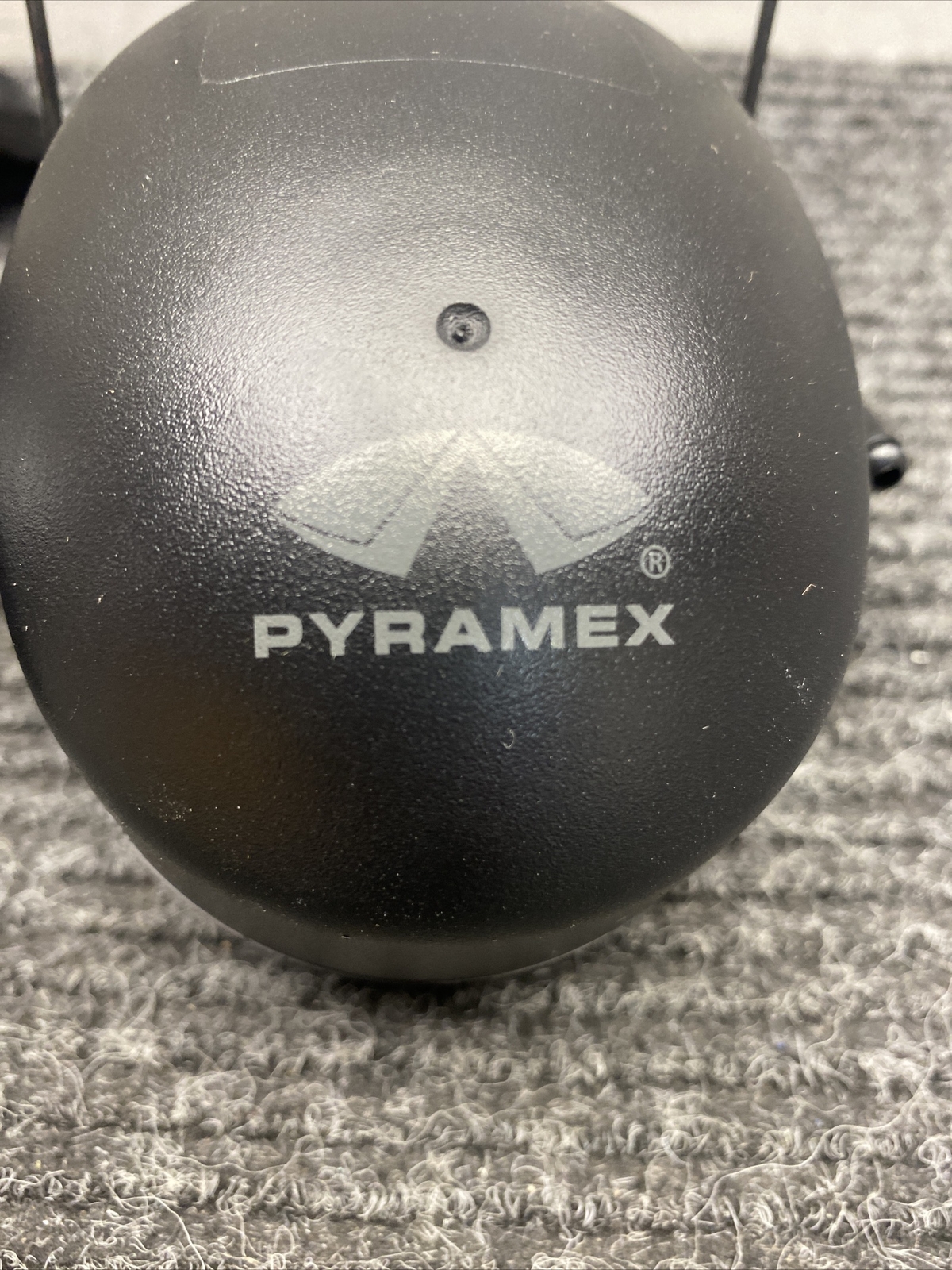 Pyramex Black Dielectric Hard Hat Cap Mounted Earmuffs, CMFB6010, NRR 23dB, New