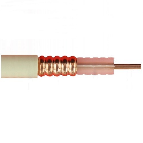 1/2” Annular Plenum Coaxial Cable White 100'