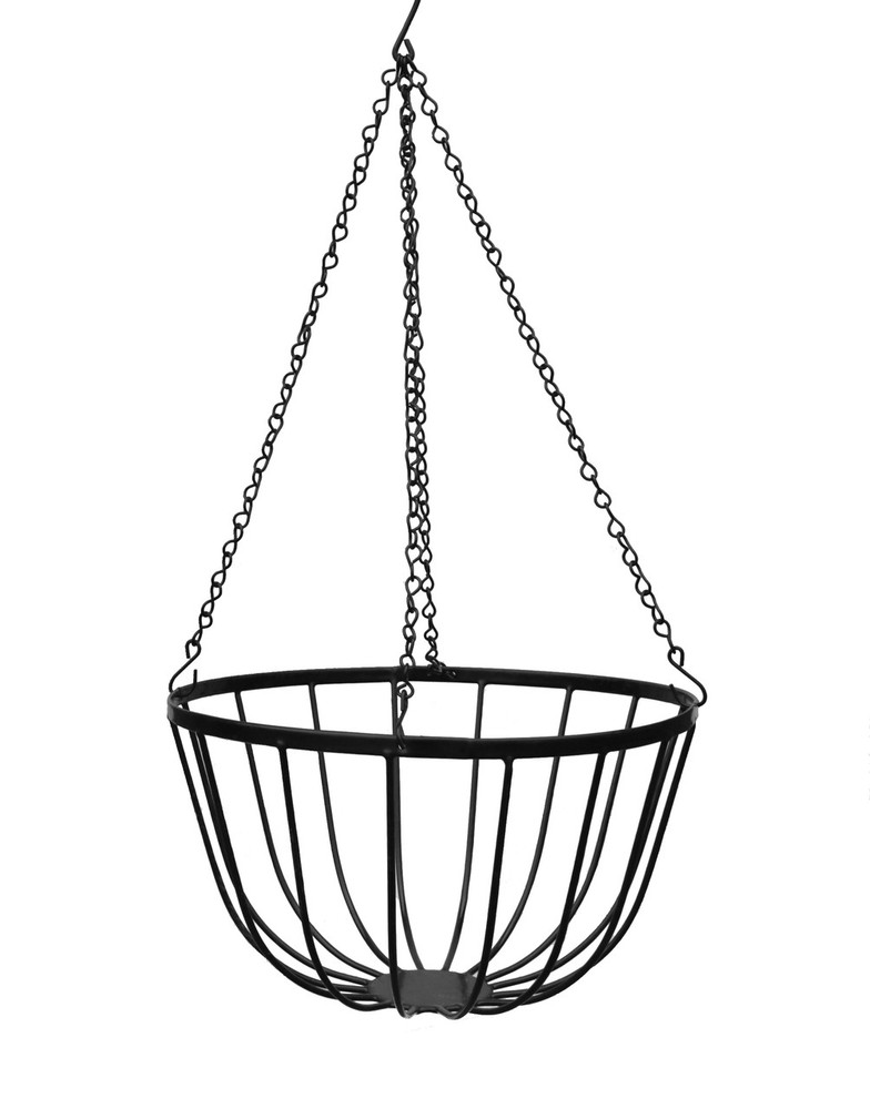 Bellus Wrought Iron Hanging Basket - 17" Diameter