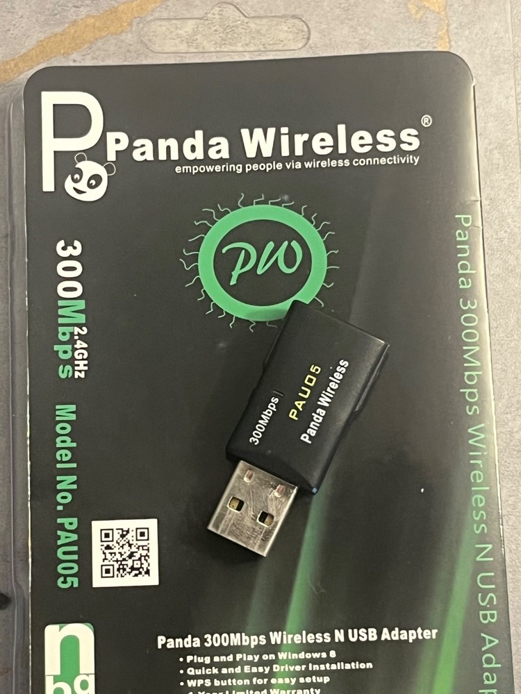 Panda Wireless USB Network Adapter 300Mbps NEW