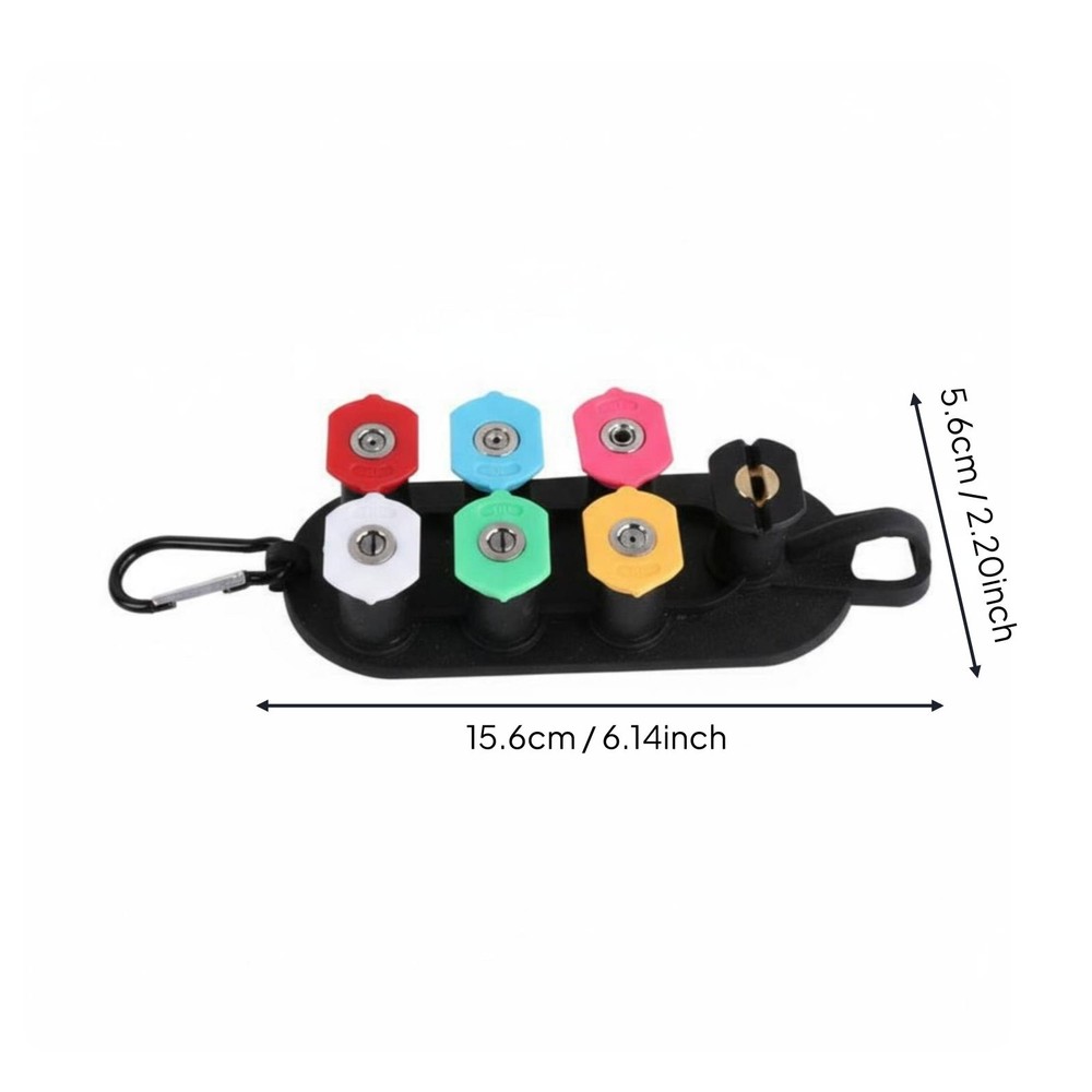Car Wash Spray Nozzle Tips Includes Holder Quick Connect Spray Tips