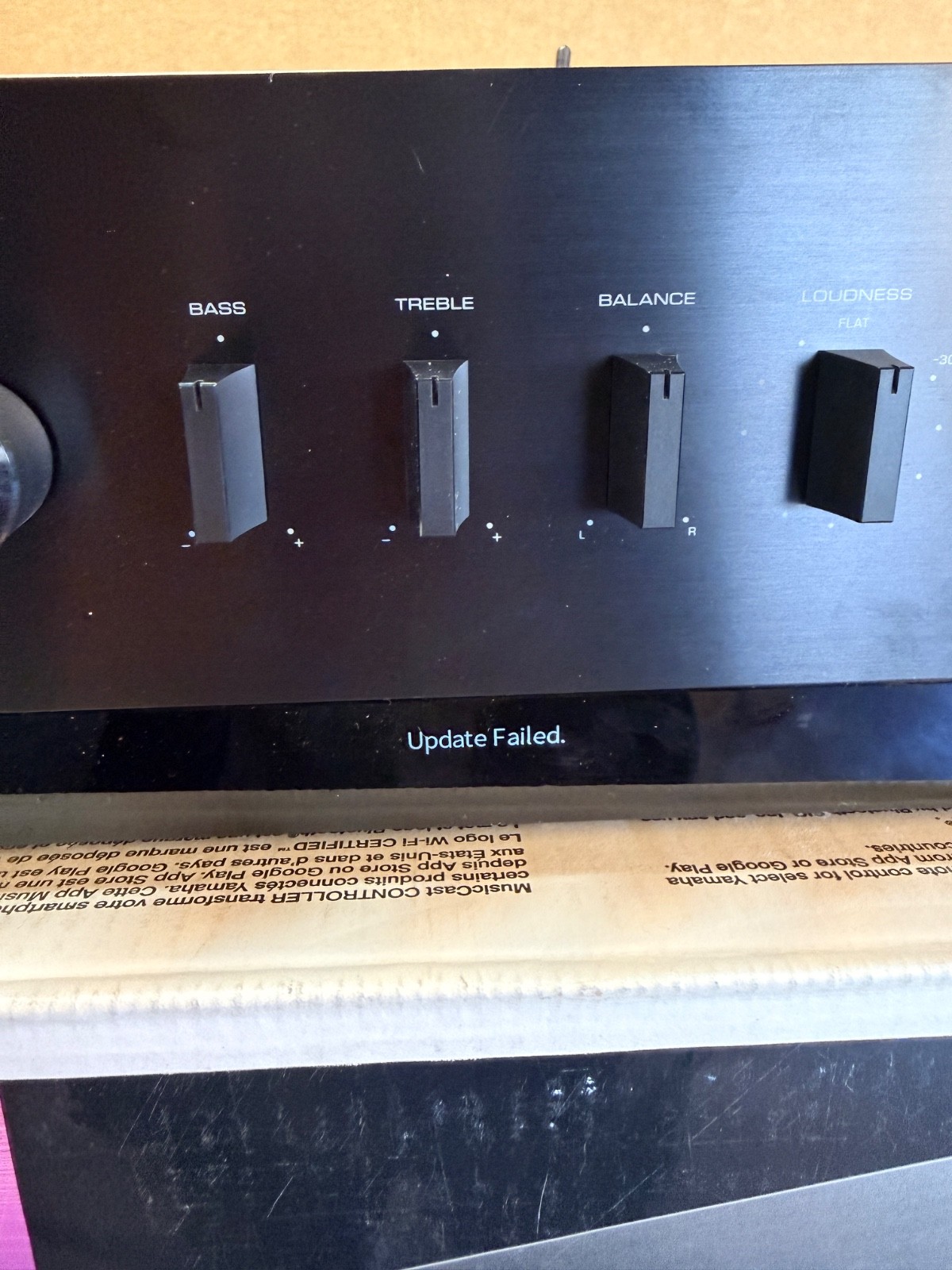 Yamaha R-N800A Receiver Black for parts or repair *UNTESTED*