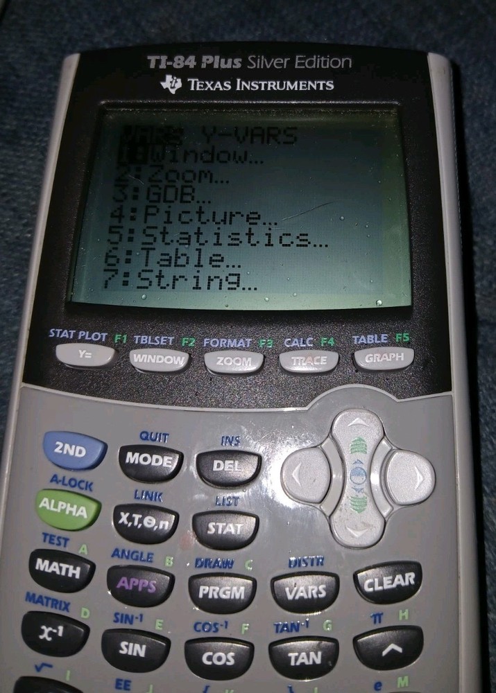 Texas Instruments TI-84 Plus Graphing Calculator Silver Edition Tested Working