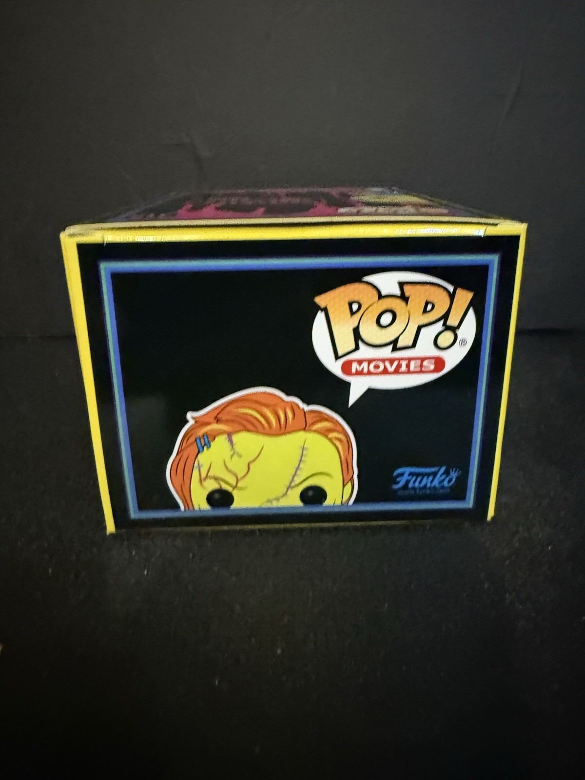 FUNKO POP ! CHUCKY 315 ENTERTAINMENT EARTH BLACKLIGHT POP MOVIES F01