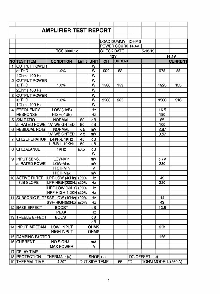 TRAUMA CAR AUDIO TCS-3000.1d BLUETOOTH