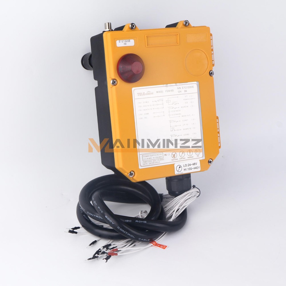 Industrial Crane Wireless Remote Control 2Transmitters + 1Receiver F24-6S