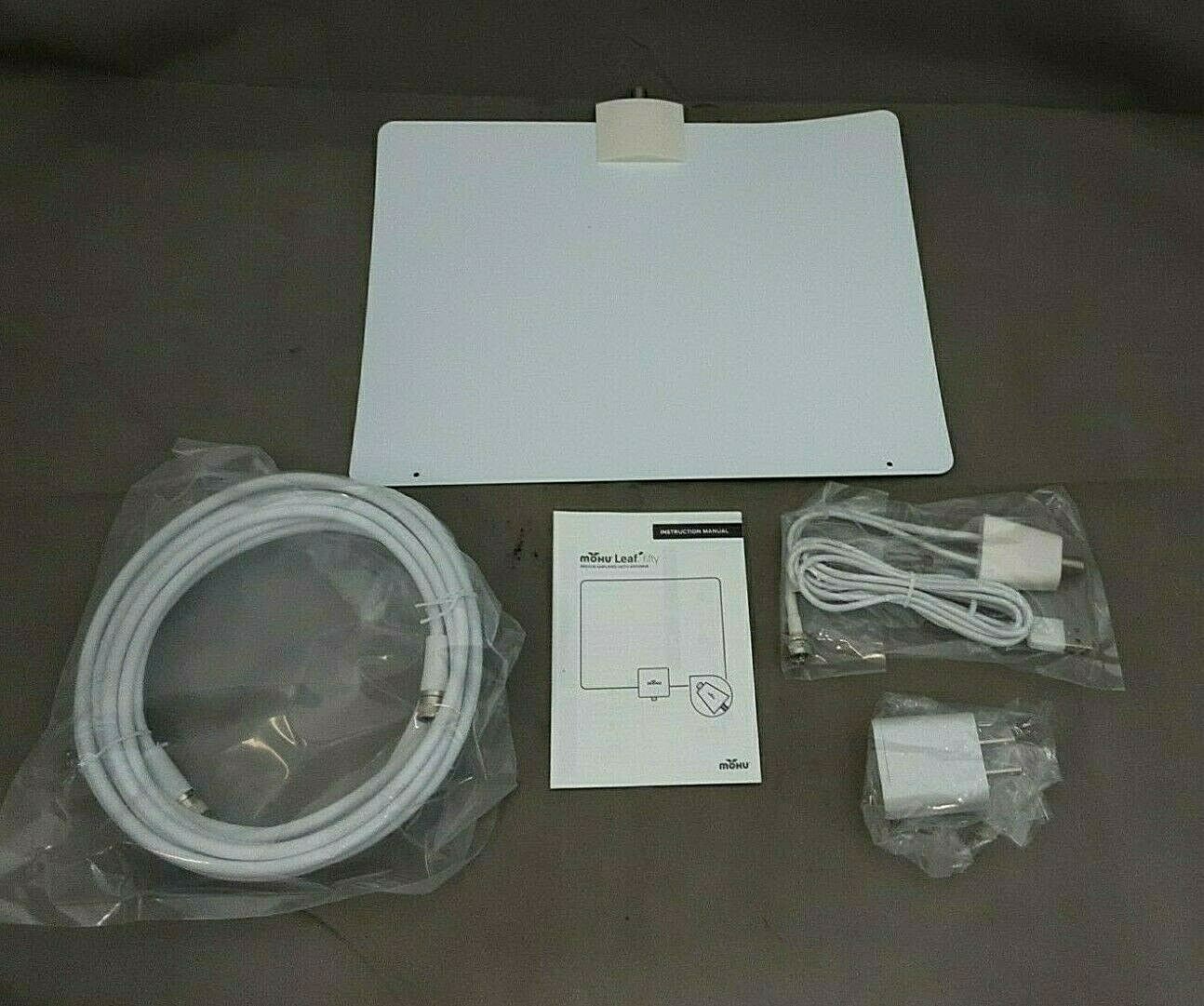 Mohu - Leaf Fifty Amplified Indoor HDTV Antenna 60 Mile Range MH-110584