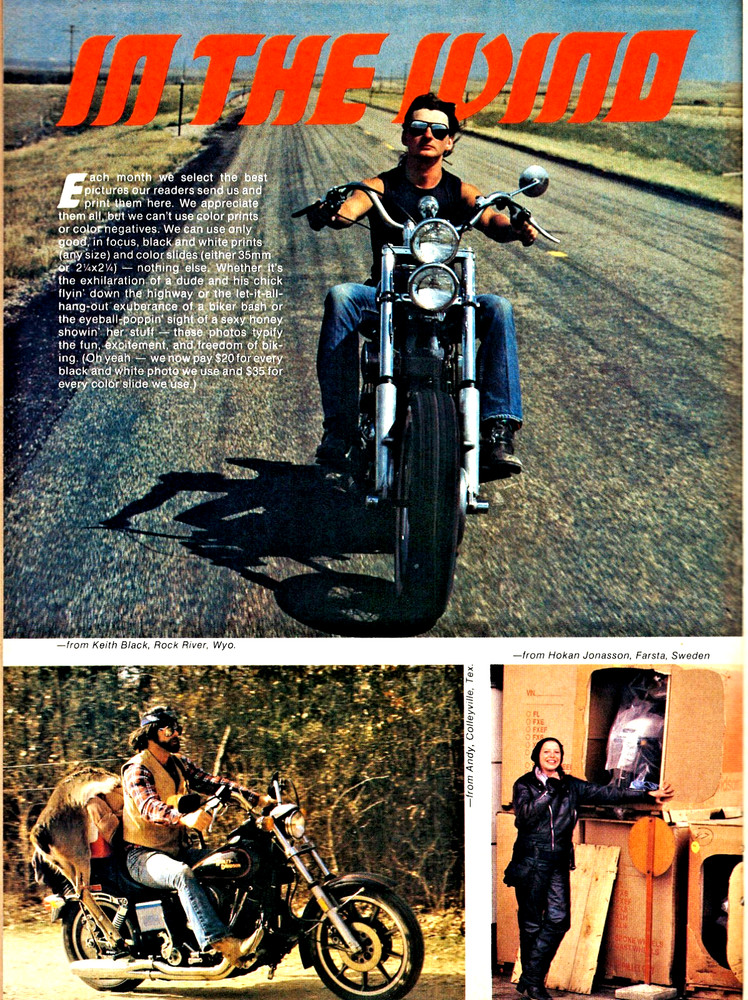 "EASYRIDERS" (DAVID MANN / POSTER) ~ JUNE 1982 ~ ** FREE IRON-ON TRANSFER **