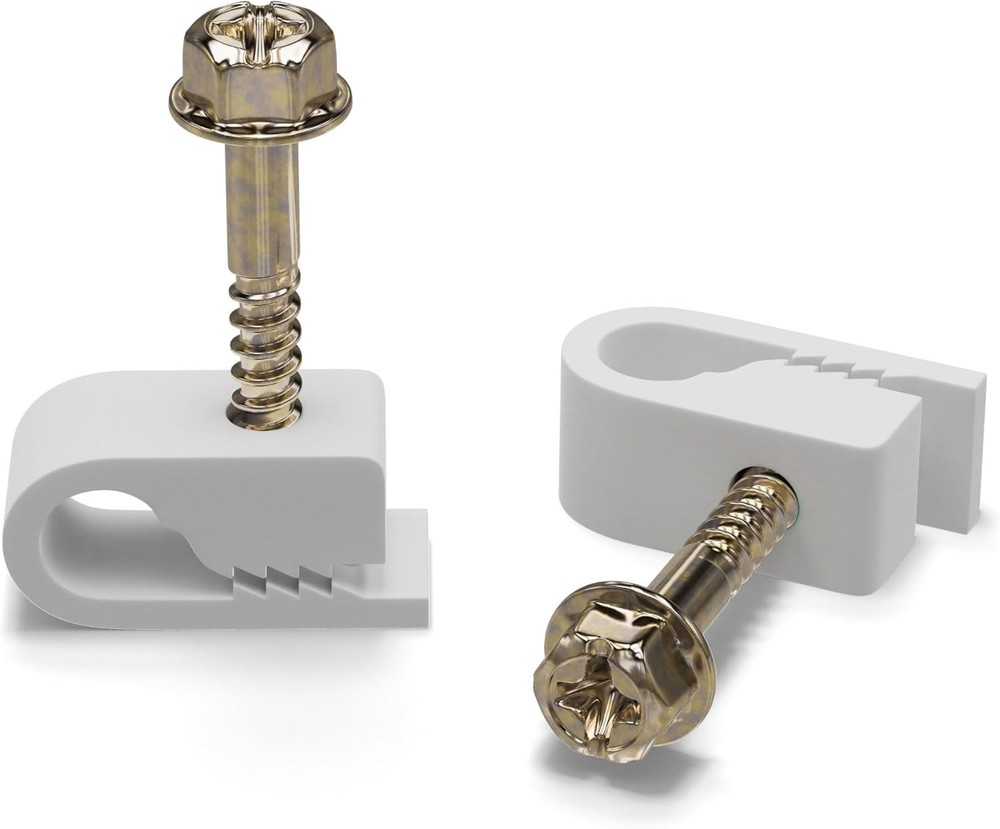 Single Coaxial Cable Clips Cat6