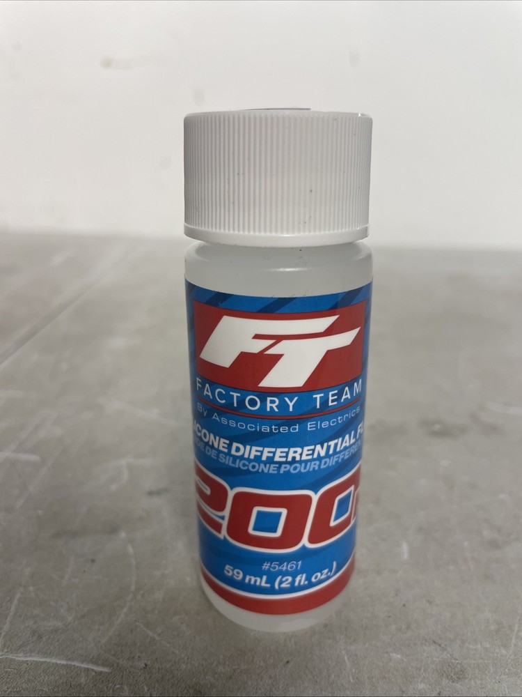 Factory Team Associated Silicone Diff Fluid 200,000 cSt #5461 2 fl.oz. 59mL