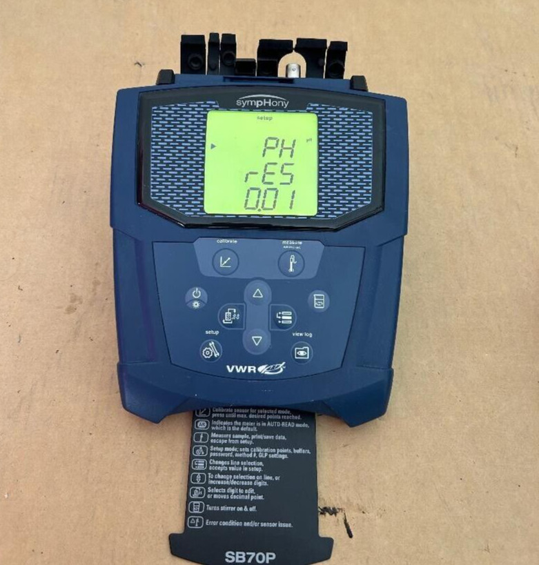 Symphony VWR Ph Meter SB70P