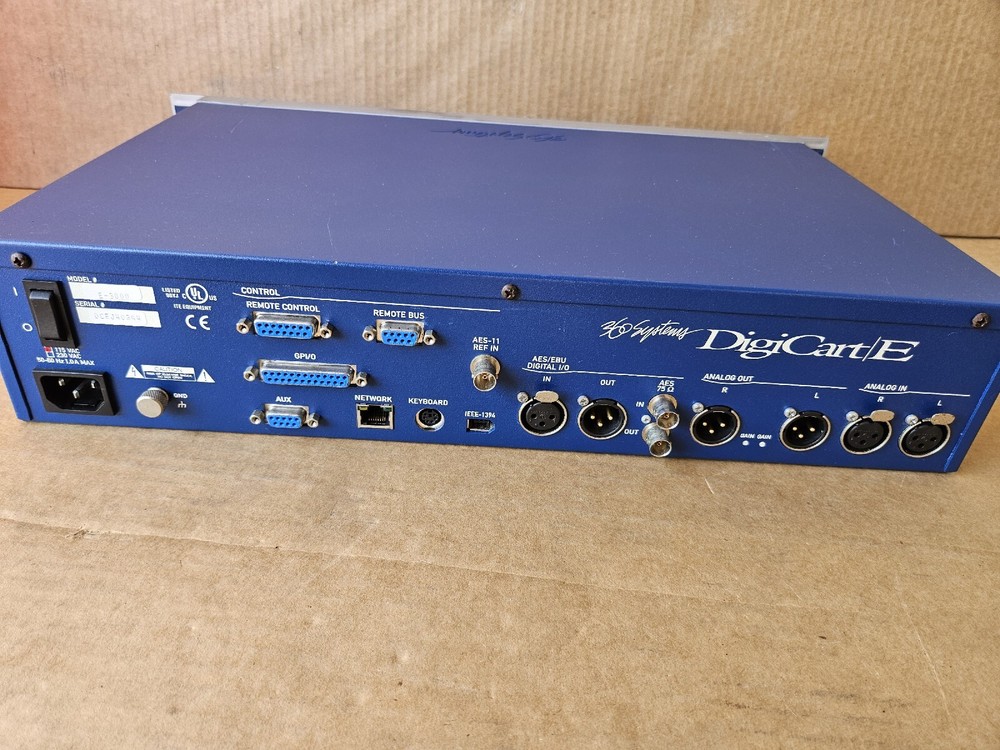POWERS ON- 360 SYSTEMS DigiCart E E-3000 Ethernet Audio Network Recorder