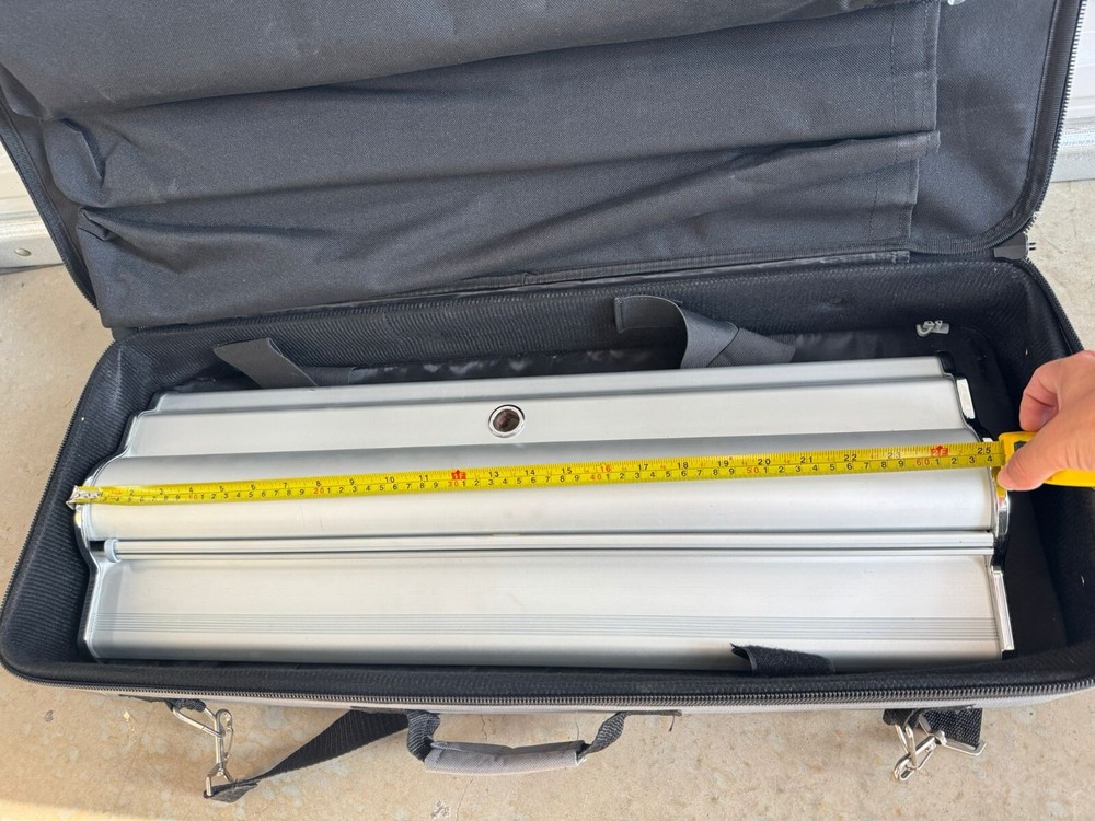 Silver Step Banner Stand 25"L