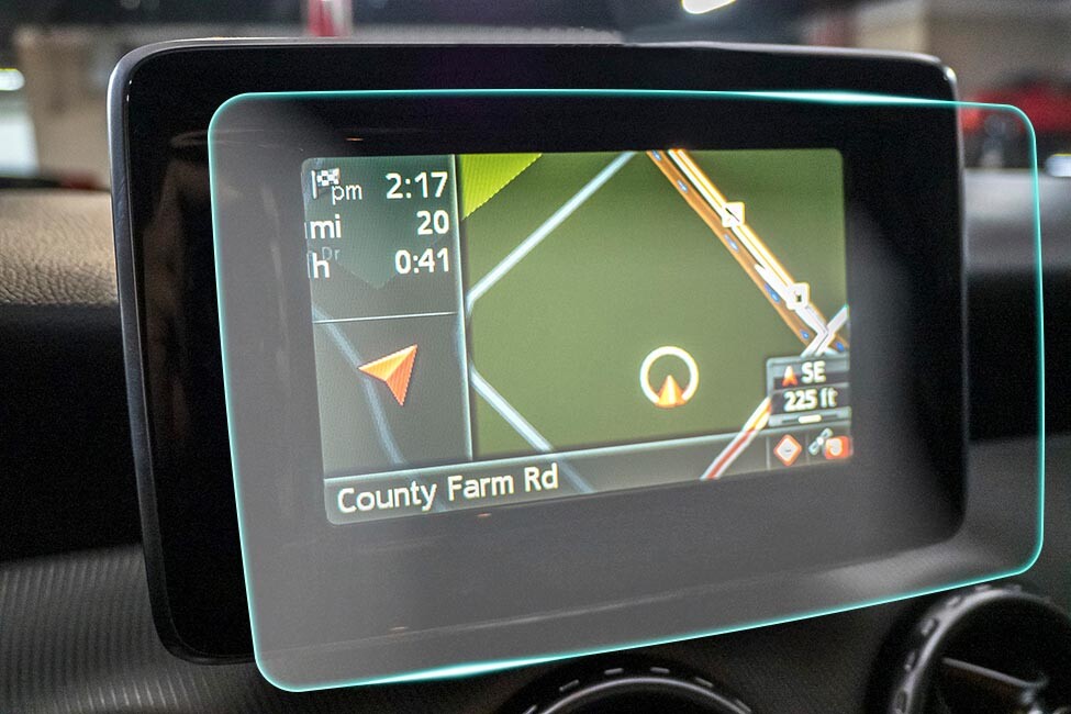 Crystal Clear Screen Protector for 2015 Mercedes Benz GLA 250 Navigation