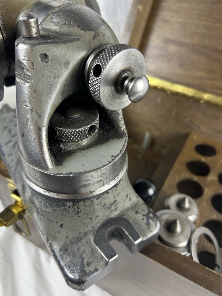 All Tool Rotadex Compound 5C indexer with storage case and Two collets