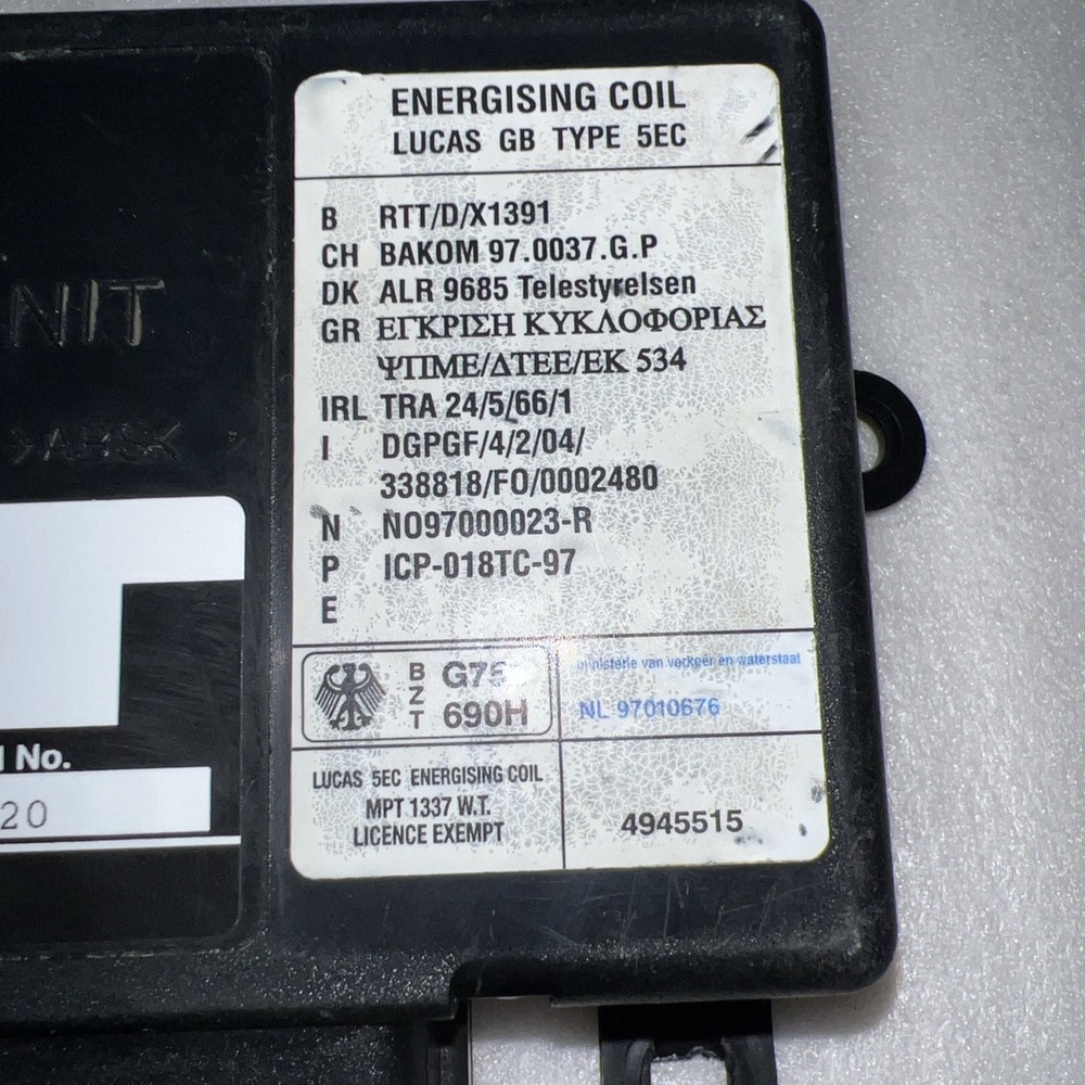1999 9-5 SAAB IGNITION SENSOR CONTROL MODULE 5040167 / 52010511 B 27AS