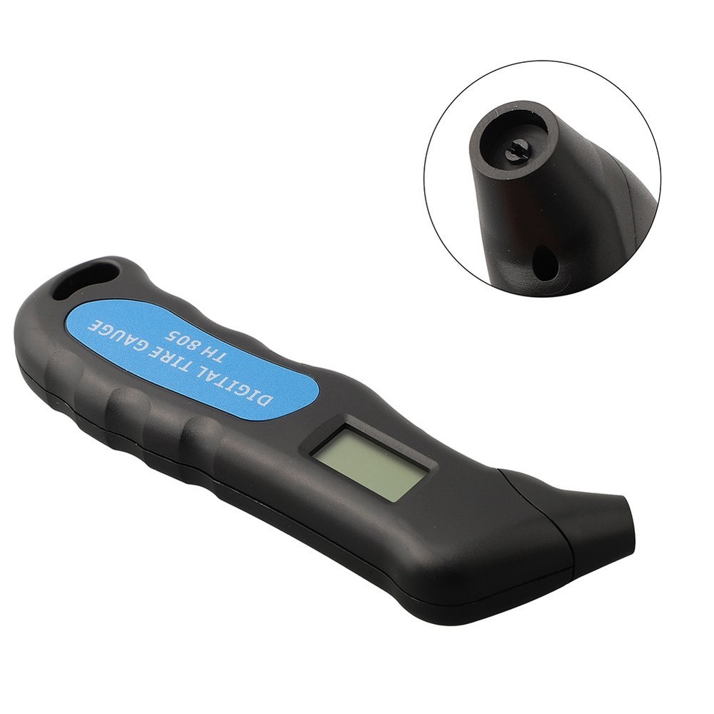 Compact Digital Tire Pressure Gauge with Automatic Data Saving Functionality