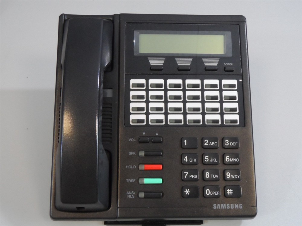 Samsung 24 Button LCD Display Phone 24B Black DCS 24 B